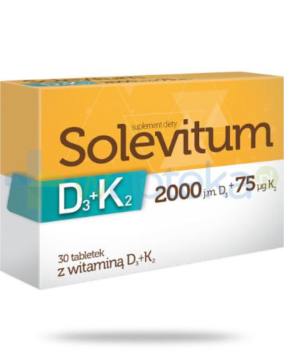 zdjęcie produktu Solevitum D3+K2 2000j.m. 30 tabletek