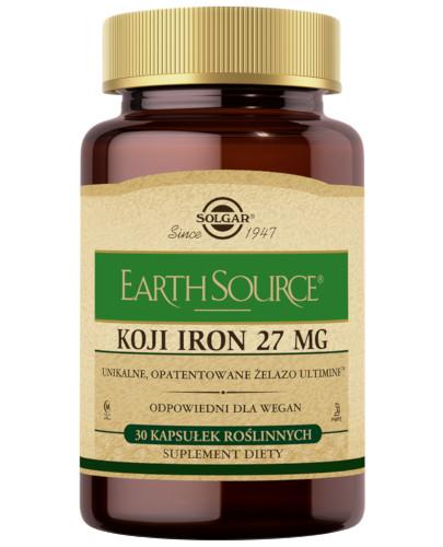 podgląd produktu SOLGAR Earth Source Koji Iron 27 mg 30 kapsułek
