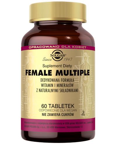 zdjęcie produktu SOLGAR Female Multiple witaminy i minerały dla kobiet 60 tabletek