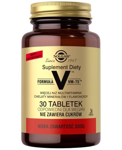 podgląd produktu SOLGAR Formuła VM-75 wysokiej potencji schelatowane witaminy i minerały 30 tabletek