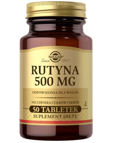 zdjęcie produktu SOLGAR Rutyna 500 mg Fava D'anta 50 tabletek