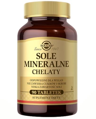 podgląd produktu SOLGAR Sole mineralne chelaty 90 tabletek 