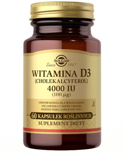 podgląd produktu Solgar witamina D3 4000 60 kapsułek 