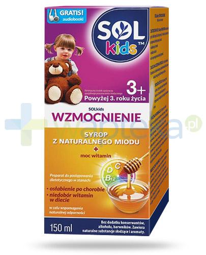 podgląd produktu SOLkids Wzmocnienie syrop z naturalnego miodu dla dzieci 3+ 150 ml