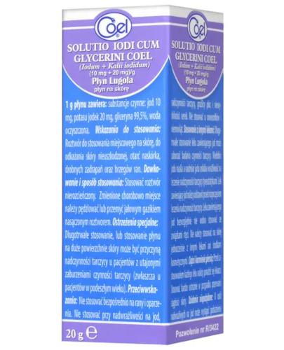 podgląd produktu Solutio Iodi Cum Glycerini Coel Płyn Lugola (10 mg + 20 mg)/g płyn na skórę 20 g