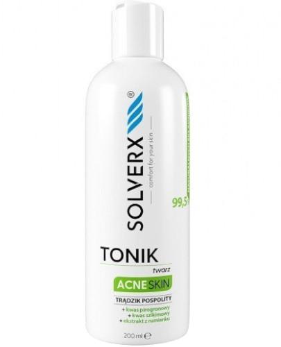 podgląd produktu Solverx Acne Skin tonik do twarzy na trądzik pospolity 200 ml