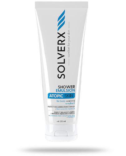 podgląd produktu Solverx Atopic Skin emulsja do mycia ciała 250 ml