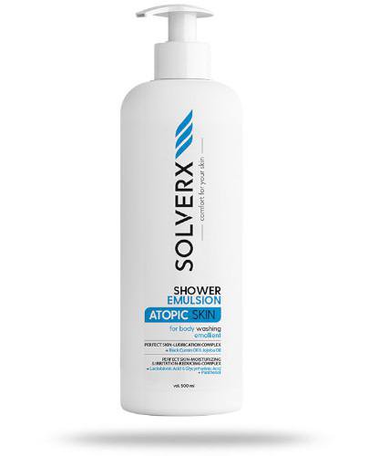 podgląd produktu Solverx Atopic Skin emulsja do mycia ciała 500 ml
