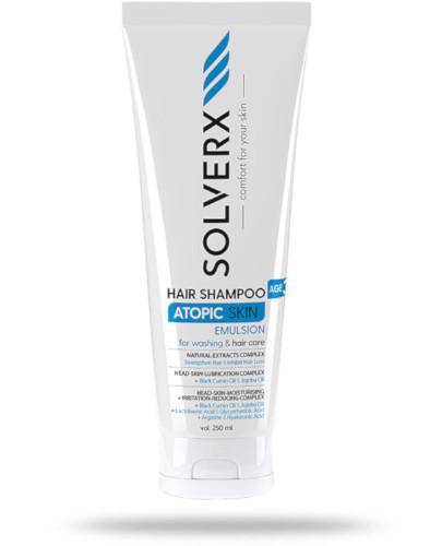 zdjęcie produktu Solverx Atopic Skin szampon do włosów do skóry atopowej 250 ml
