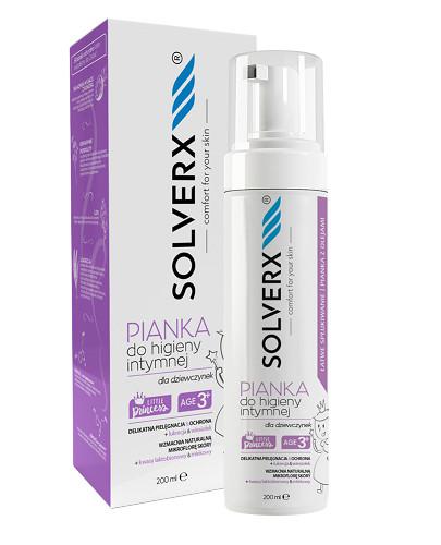 podgląd produktu Solverx Pianka do higieny intymnej dla dziewczynek 200 ml