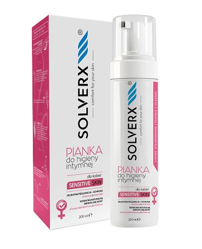 zdjęcie produktu Solverx Pianka do higieny intymnej dla kobiet 200 ml