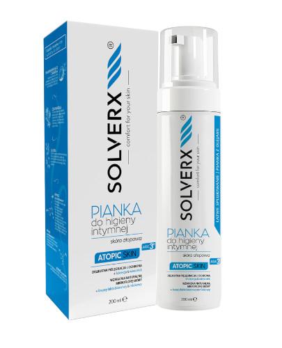 zdjęcie produktu Solverx Pianka do higieny intymnej skóra atopowa 200 ml