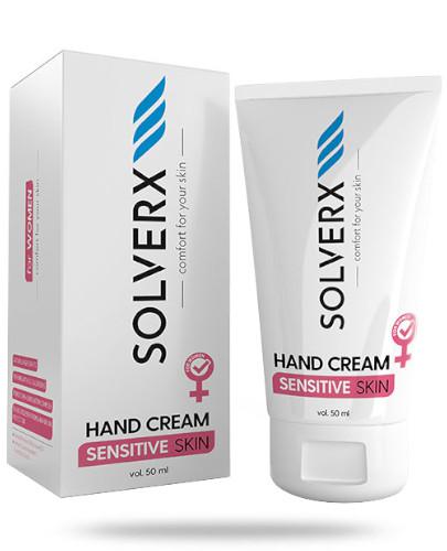 podgląd produktu Solverx Sensitive Skin Woman krem do rąk i paznokci dla kobiet do skóry wrażliwej 50 ml