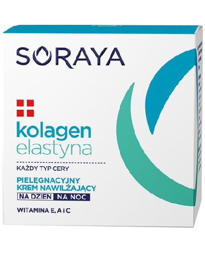 podgląd produktu Soraya Kolagen + Elastyna pielęgnacyjny krem nawilżający na dzień i na noc 50 ml