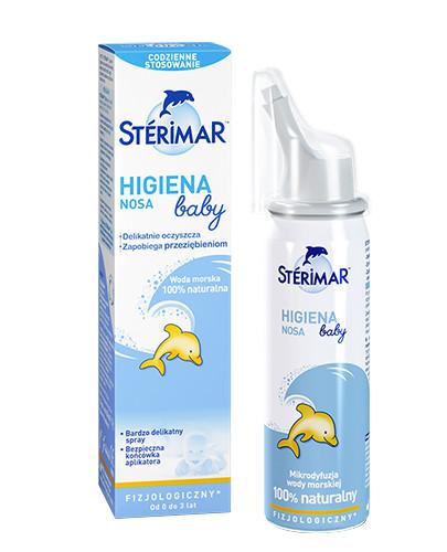 zdjęcie produktu Sterimar Baby Higiena nosa fizjologiczny roztwór wody morskiej dla dzieci 0-3 50 ml