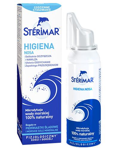 zdjęcie produktu Sterimar Higiena nosa fizjologiczny roztwór wody morskiej, spray 100 ml