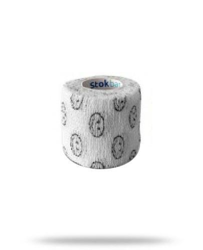 podgląd produktu Stokban bandaż elastyczny samoprzylepny biały uśmiech 10cm x 4,5m 1 sztuka