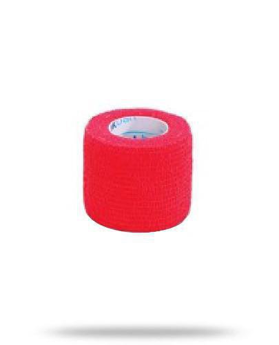 podgląd produktu Stokban bandaż elastyczny samoprzylepny czerwony 5cm x 4,5m 1 sztuka