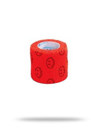 zdjęcie produktu Stokban bandaż elastyczny samoprzylepny czerwony uśmiech 10cm x 4,5m 1 sztuka