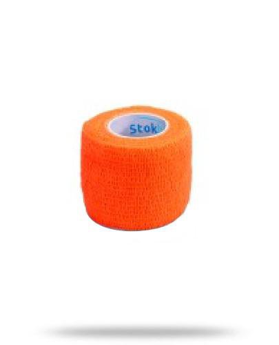 zdjęcie produktu Stokban bandaż elastyczny samoprzylepny pomarańczowy 10cm x 4,5m 1 sztuka