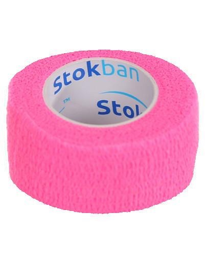 podgląd produktu Stokban bandaż elastyczny samoprzylepny różowy 2,5cm x 4,5m 1 sztuka