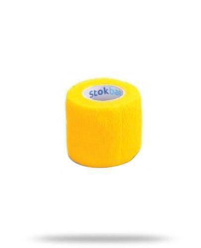 podgląd produktu Stokban bandaż elastyczny samoprzylepny żółty 5cm x 4,5m 1 sztuka