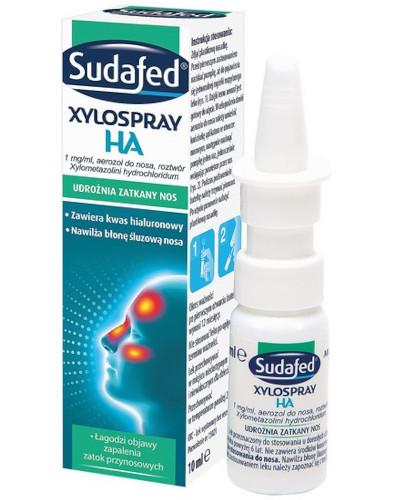 zdjęcie produktu Sudafed Xylospray HA 1mg/ml udrażnia zatkany nos aerozol 10 ml