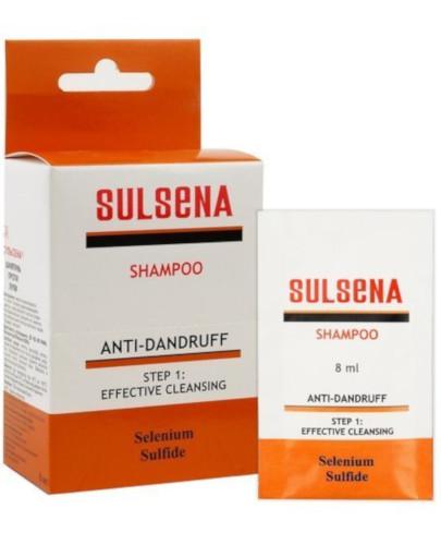 podgląd produktu Sulsena szampon przeciwłupieżowy 5 saszetek x 8 ml