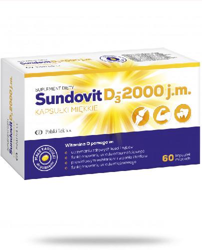 zdjęcie produktu SundovitD3 2000 j.m. 60 kapsułek