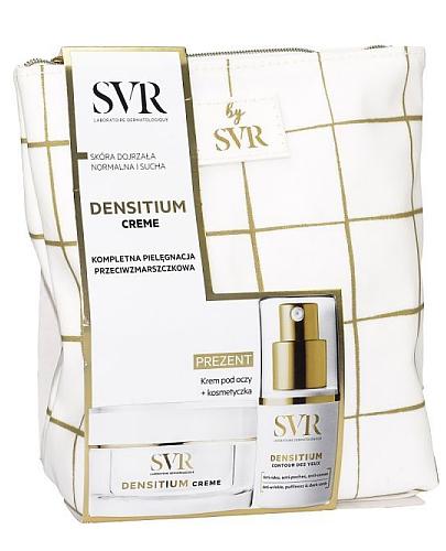 SVR Densitium program przeciwzmarszczkowy dla skóry dojrzałej, normalnej i suchej + kosmetyczka [ZESTAW]