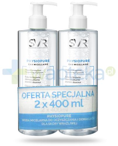 podgląd produktu SVR Physiopure woda micelarna 2x 400 ml [DWUPAK] 