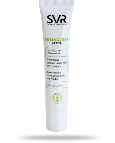 podgląd produktu SVR Sebiaclear Active aktywny krem redukujący uciążliwe niedoskonałości skóry 40 ml