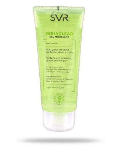 podgląd produktu SVR Sebiaclear Gel Moussant oczyszczający żel do mycia skóry trądzikowej i tłustej 200 ml