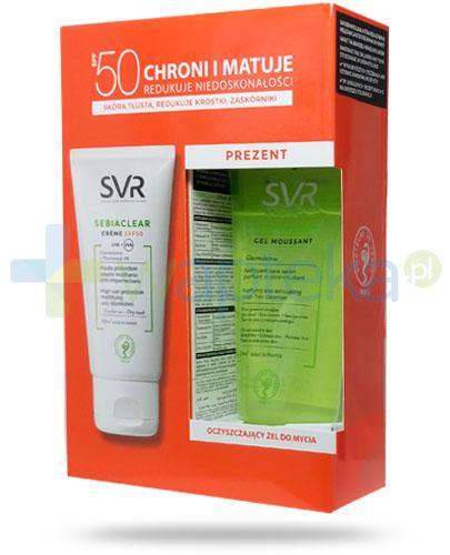 podgląd produktu SVR Sebiaclear SPF50 matujący krem przeciw niedoskonałościom 50 ml + SVR Sebiaclear delikatny żel oczyszczający 50 ml [ZESTAW]