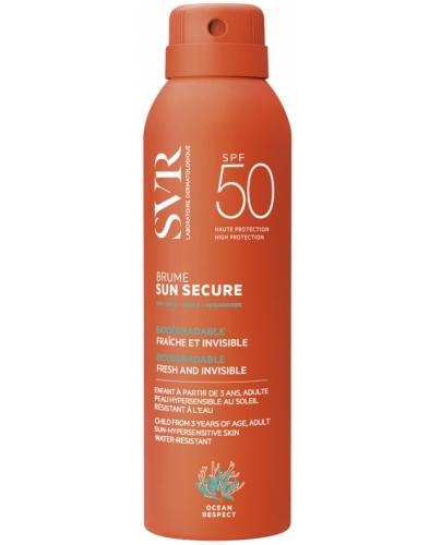 zdjęcie produktu SVR Sun Secure Brume mgiełka ochronna SPF50 w sprayu biodegradowalna 200 ml