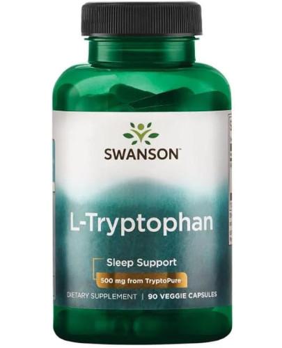 podgląd produktu Swanson L-Tryptophan 500 mg 60 kapsułek