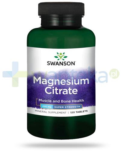 podgląd produktu Swanson Magnesium Citrate, 225mg cytrynian magnezu, 120 tabletek