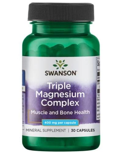 zdjęcie produktu Swanson Triple Magnesium Complex 400mg 30 kapsułek