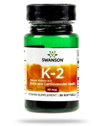 zdjęcie produktu Swanson Vitamin K2 MK-7 50mcg 30 kapsułek