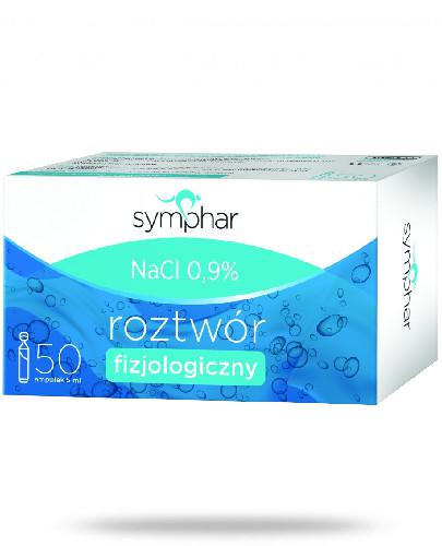 podgląd produktu Symphar NaCl 0,9% roztwór fizjologiczny 50 x 5 ml