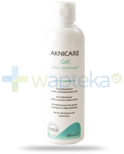 podgląd produktu Synchroline Aknicare Gentle Cleansing Gel jednofazowy roztwór oczyszczający do skóry trądzikowej 200 ml
