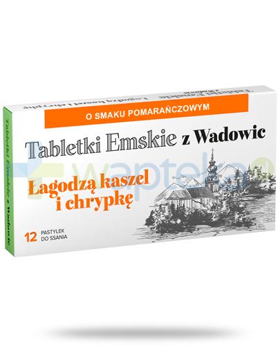 zdjęcie produktu Tabletki Emskie z Wadowic o smaku pomarańczowym 12 tabletek