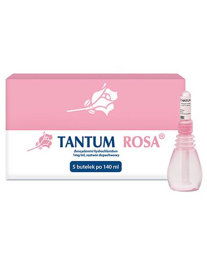zdjęcie produktu Tantum Rosa 1 mg/ml roztwór dopochwowy 5x 140 ml