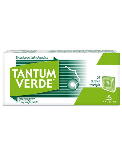 zdjęcie produktu Tantum Verde 3 mg pastylki do ssania smak miętowy 20 sztuk