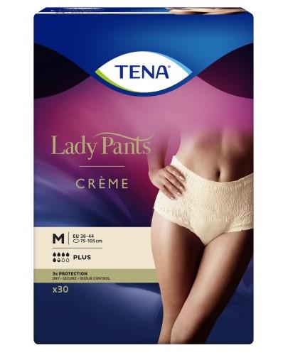podgląd produktu Tena Lady Pants Plus Creme damskie majtki chłonne rozmiar M 30 sztuk