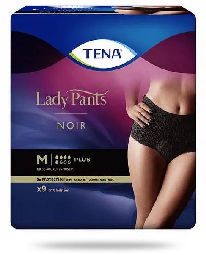 podgląd produktu Tena Lady Pants Plus Noir damskie majtki chłonne rozmiar M 9 sztuk