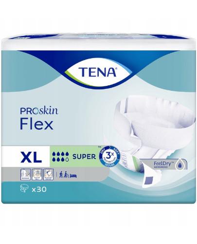 podgląd produktu Tena ProSkin Flex Super pieluchomajtki z regulowanym pasem mocującym rozmiar XL 30 sztuk