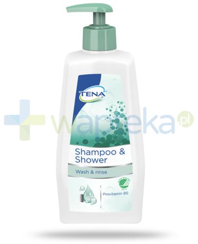 podgląd produktu Tena Shampoo & Shower łagodny żel pod prysznic i odżywczy szampon do włosów 500 ml