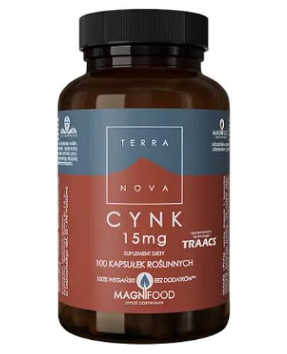 podgląd produktu Terranova Cynk 15 mg 100 kapsułek roślinnych
