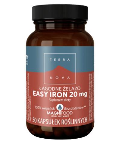 podgląd produktu Terranova Łagodne Żelazo Easy Iron 20 mg 50 kapsułek roślinnych